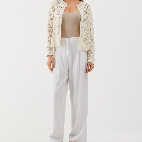 🆕 Petite Crochet Cardigan Sweater
ELLA Rafaella 
￼ - Picture 4 of 12